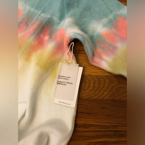 Limited Edition Kristin Cavallari x Feat Blanket Hoodie in Tie Dye RetroStripe - Picture 13 of 17